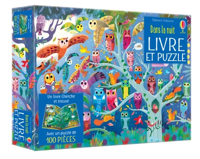 Dans la nuit - Coffret Livre et puzzle