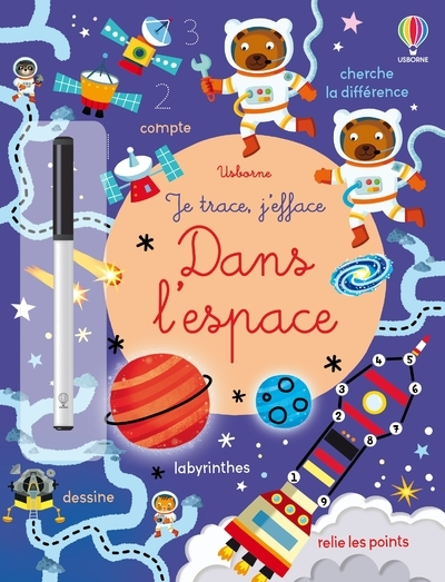 Dans l'espace - Je trace, j'efface