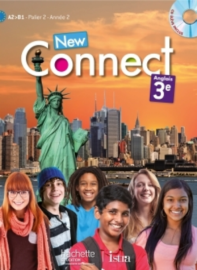 New Connect 3e / Palier 2 année 2 - Anglais - Livre de l'élève + CD élève inclus - Edition 2014