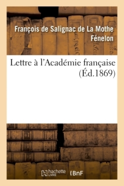 Lettre à l'académie