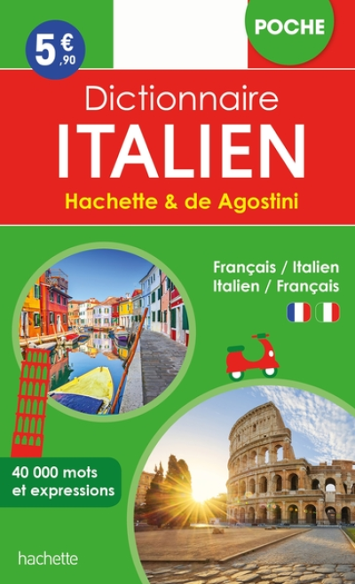 Dictionnaire Poche Hachette De Agostini - Bilingue Italien