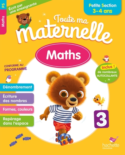 Toute Ma Maternelle - Maths Petite Section (3-4 ans)