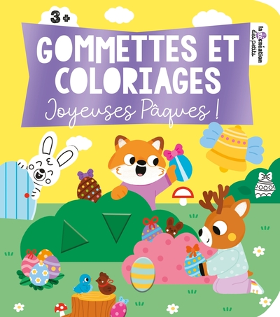 Gommettes et coloriages Joyeuses Pâques !