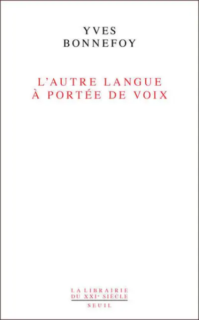 L'Autre Langue à portée de voix