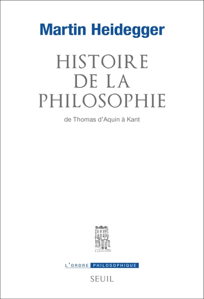 Histoire de la philosophie de Thomas d'Aquin à Kant