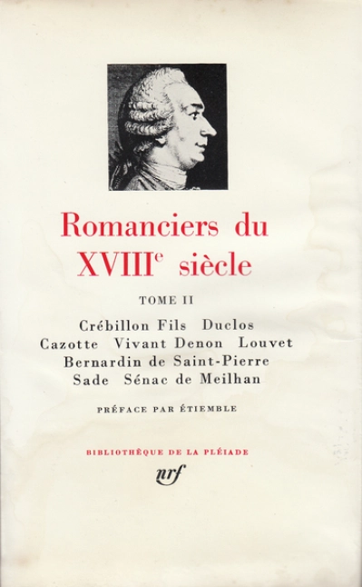 Romanciers du XVIIIe siècle - La Pléiade