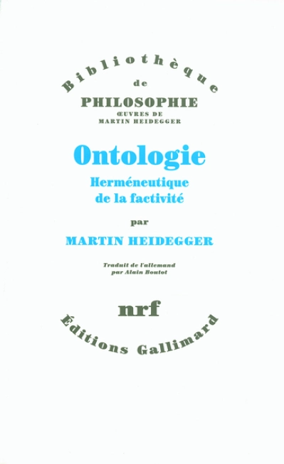 Ontologie : Herméneutique de la factivité