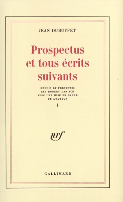 Prospectus et tous écrits suivants