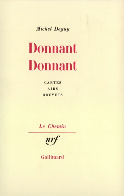 Donnant donnant : Cartes - Airs - Brevets