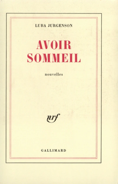 Avoir sommeil