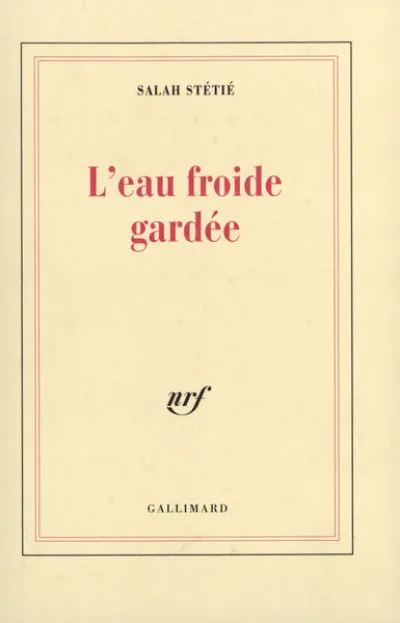 L'eau froide gardée