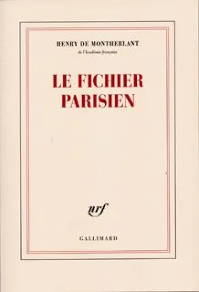 Le fichier parisien