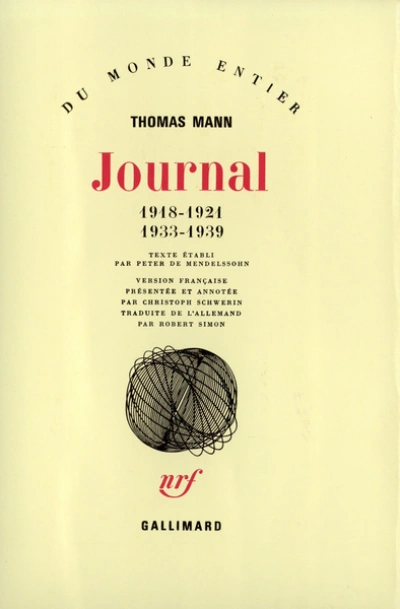 Journal 01 : (1918-1921) et (1933-1939)