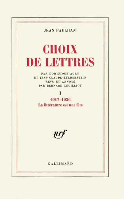 Choix de lettres