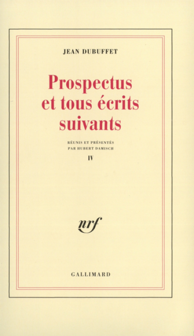 Prospectus et tous écrits suivants