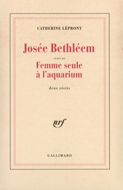 Josée Bethléem / Femme seule à l'aquarium