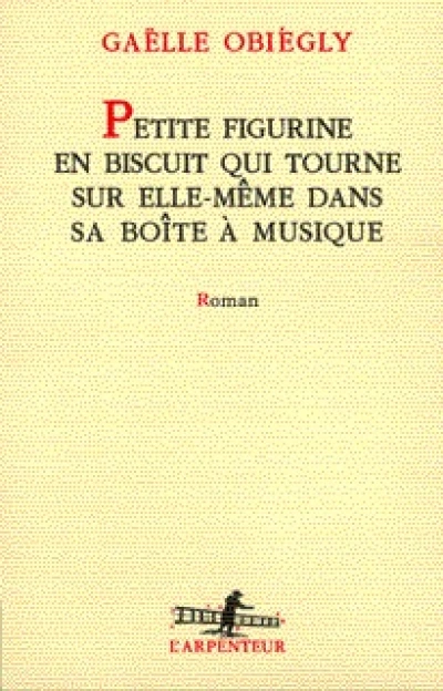 Petite figurine en biscuit qui tourne sur elle-même dans sa boîte à musique