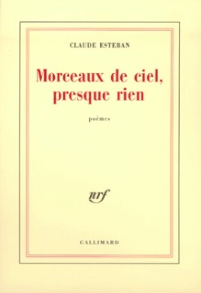 Morceaux de ciel, presque rien