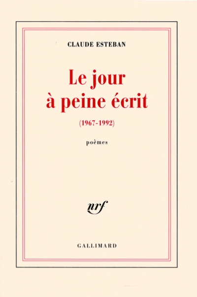 Le jour à peine écrit (1967-2002)