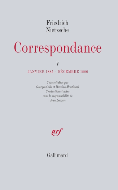 Friedrich Nietzsche : Correspondance