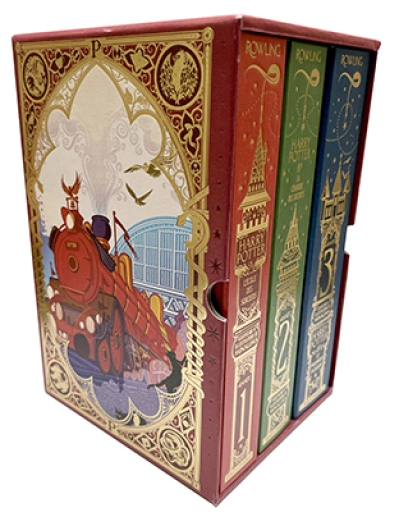 Harry Potter - Coffret Harry Potter MinaLima: Livres 1 à 3