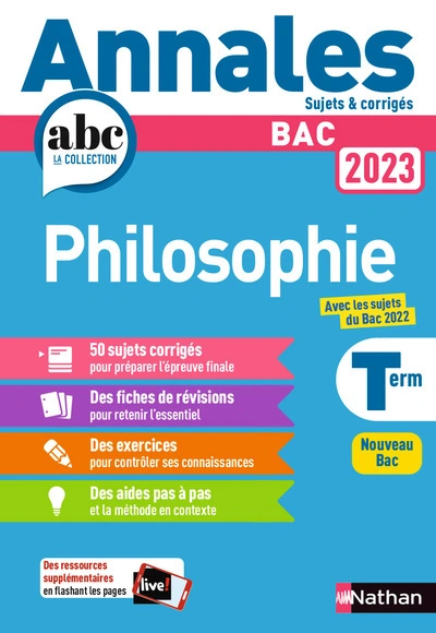 Annales Bac 2023 Philosophie