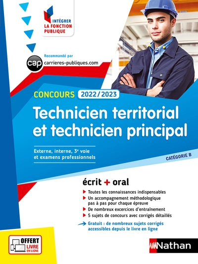 Concours Technicien territorial et technicien principal (IFP) N° 46 - 2022-2023