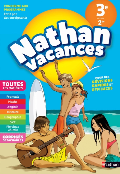 Cahier de Vacances Tout en un de la 3ème vers la seconde