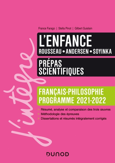 L'enfance - Prépas scientifiques Français-Philosophie - 2021-2022