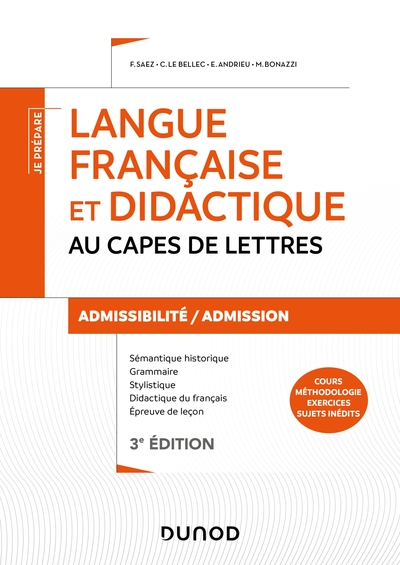 Toutes les épreuves de langue française : CAPES/CAFEP