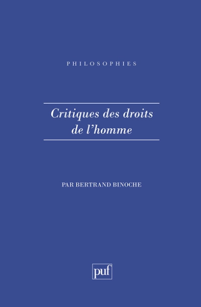 Critiques des Droits de l'Homme