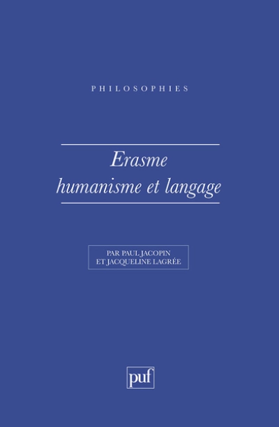 Erasme : Humanisme et Langage