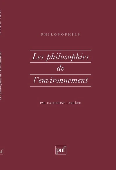 Les Philosophies de l'environnement