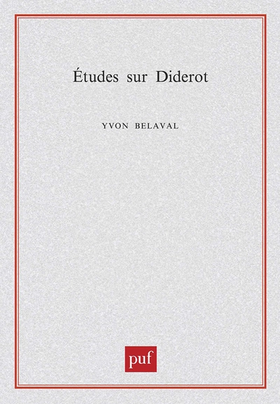 Études sur Diderot