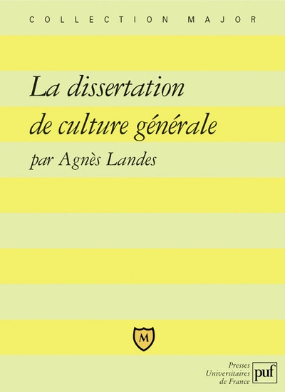 La dissertation de culture générale