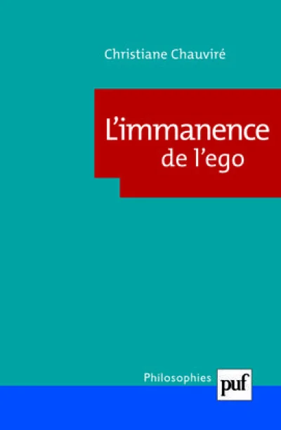 L'immanence de l'ego