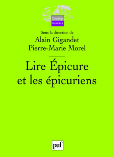 Lire Epicure et les épicuriens