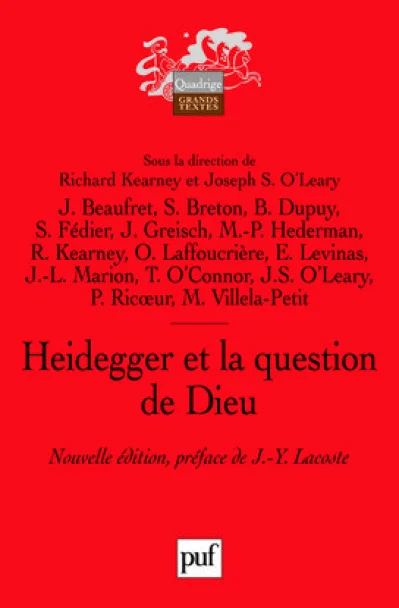 Heidegger et la question de Dieu