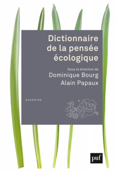 Dictionnaire de la pensée écologique