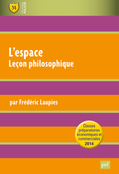 L'espace. Leçon philosophique