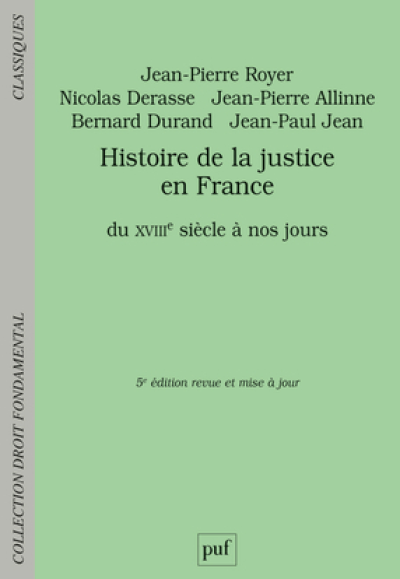 Histoire de la justice en France