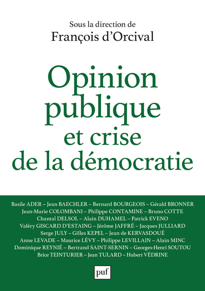 Opinion publique et crise de la démocratie