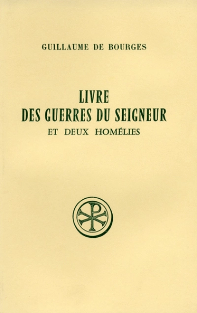 SC 288 Livre des guerres du Seigneur