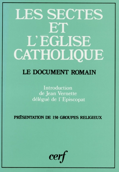 Les Sectes et l'Église catholique