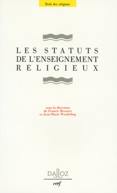 Les Statuts de l'enseignement religieux