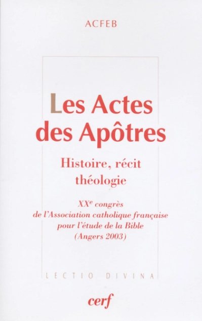 Les Actes des Apôtres - XXe congrès