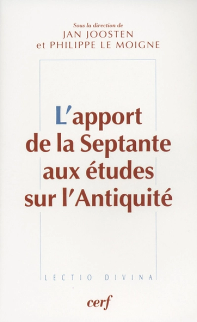 L'Apport de la Septante aux études sur l'Antiquité