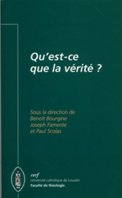 Qu'est-ce que la vérité ?