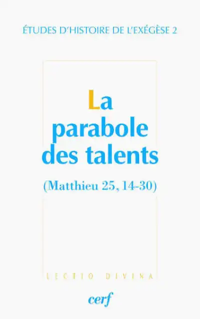 La parabole des talents (Matthieu 25, 14-30)