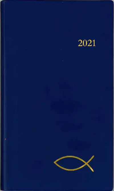 Agenda du chrétien 2021 (bleu)